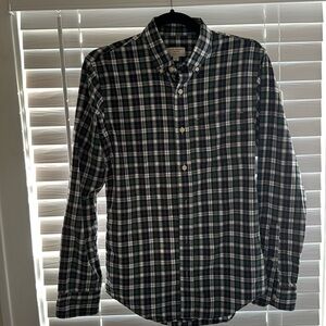 Men’s Club Monaco Slim Fit Button Down Shirt XS Plaid